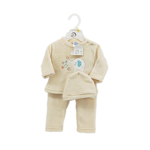 Venta caliente Linda <span class=keywords><strong>ropa</strong></span> <span class=keywords><strong>de</strong></span> bebé 3 PCS Set Conjuntos <span class=keywords><strong>de</strong></span> regalo para bebés recién nacidos con sombrero, Top y pantalones - Product Image 3