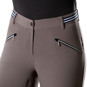 Impresionantes Pantalones de mujer antideslizantes 360, pantalones elásticos de tela de alta tecnología, ropa ecuestre, pantalones de equitación personalizados al por mayor - Product Image 5