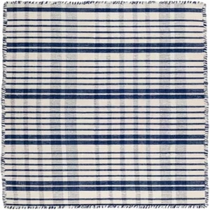 Geometric Checkered Cotton Hand-Woven Rug Welcome Mat Door Mat Modern Washable Reversible PET Friendly - Product Image 4
