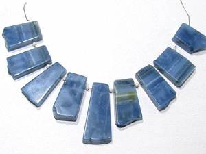 Cuentas de piedras preciosas sueltas de ópalo azul de alta calidad, fabricación de joyas pulidas con forma de palo, Color Natural azul, precio al por mayor por gramo - Product Image 4