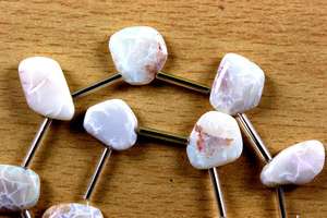 New Arrival 11 Pieces Natural Australian <b>Opal</b> Polished Rough Gemstone Making Handmade Jewelry <b>Pendants</b> for <b>Necklace</b> - Product Image 2