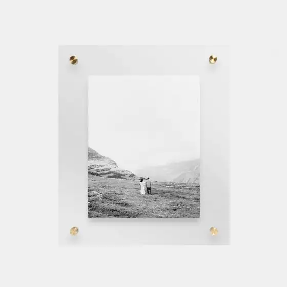 Двойная панель настенная фоторамка плавающая акриловая фоторамка