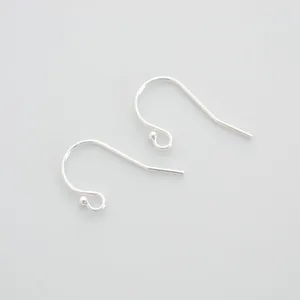 925 Sterling Silver Earring Hook Wires Earrings Hooks Ear Wire Accessories Wholesale Jewelry Findings Factory Supplier Online