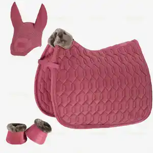 New Designs Saddle Cover Equestrian Horse Rug Set Equine Saddle Pad Cover Halters Horse Boots