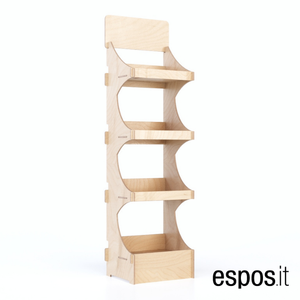 Migliore qualità Esposit espositivo modello SHE-020-001 personalizzabile 9mm compensato di betulla pavimento Display con mensole per l'esportazione - Product Image 5