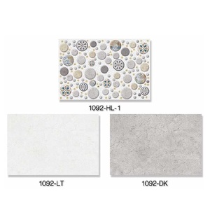 Carreaux muraux en céramique émaillés brillants avec un beau design 30x45cm - Product Image 3