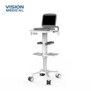 50kg peralatan medis seluler gaya industri troli <span class=keywords><strong>Ultrasound</strong></span> multifungsi dengan konstruksi logam tahan lama untuk rumah sakit - Product Image 4