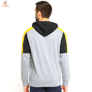 Sudadera deportiva personalizada con capucha y cremallera para hombre, alta calidad, 100% algodón, poliéster, patrón sólido, nuevo estilo para el invierno - Product Image 2