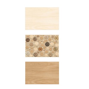 Azulejos de cerámica de diseño 3D decorativos de flores de color rosa 300x450mm - Product Image 4