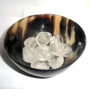 Sustainable Eco-Friendly <b>8</b> Inch Polished American Style Buffalo Horn Salad Bowl <b>Set</b> Customized Logo Business Gift <b>Dinnerware</b> - Product Image 1