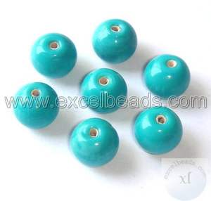 Perles de verre au chalumeau faites à la main jaune 12mm/14mm rondes pour bijoux à bricoler soi-même Bracelet décoration perles en vrac Kit d'accessoires - Product Image 5