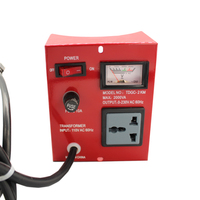 Transformateur de tension réglable à bobine toroïdale en cuivre, sortie simple 110V 1000VA 0-300V, prix d'usine, pour laboratoire