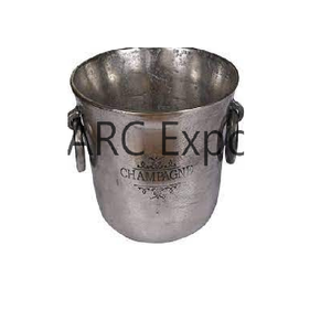 Enfriador de Vino Antiguo de Metal, Hecho de Aluminio Fundido, Cubo de Vino Redondo, Recipientes Grandes para Bebidas, Accesorios para Bar - Product Image 2