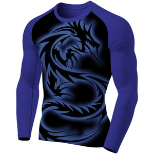 BJJ rash GUARD พิมพ์ลายแขนยาวสำหรับผู้ชาย - Product Image 4