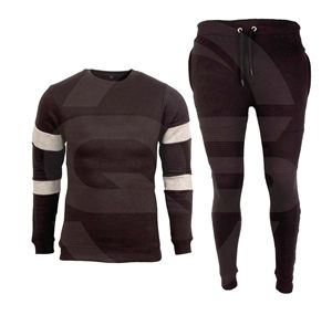 Trajes de entrenamiento muscular para hombre, ropa para correr, correr, gimnasio, poliéster - Product Image 1