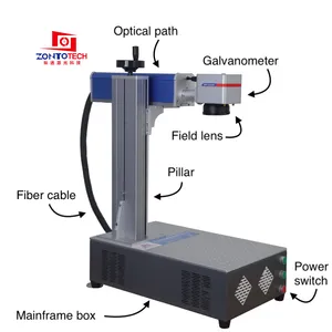 2022 20w 30W tragbare Faserlaser beschriftung maschine Laser gra vierer Drucker maschine Mini Schmuck Laser gravur maschinen für Metall