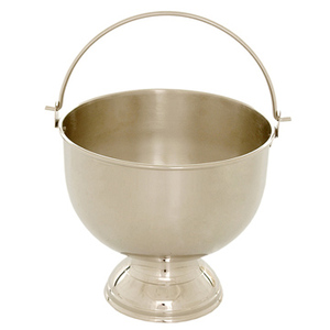 Elegantes fuentes de agua bendita de latón para uso religioso Velas de alta calidad - Product Image 1