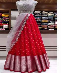 Fancy rayón estacional bordado pesado novia desgaste lehenga choli con dupatta precio al por mayor Ropa Étnica ApparelGarment - Product Image 3