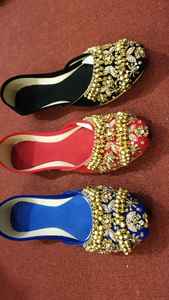 Últimos diseños zapatos khussa para niñas/zapatos khusa elegantes/zapatos khussa pakistaní para mujeres - Product Image 2