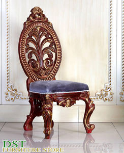 Simplee — ensemble de Table à manger victorien or, 11 pièces, finition en noyer brillante, luxueux, sculpté à la main - Product Image 3