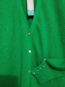 High Quality 100% Cotton Women's Long Sleeve Casual <b>Button</b> <b>Cover</b> Cardigan Anti-Wrinkle Quick Dry Features Autumn Branded Labels - Product Image 4