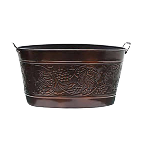 ถังน้ำแข็งรูปไข่สำหรับตกแต่ง,อุปกรณ์แช่เย็นไวน์ทำจากโลหะพร้อมด้ามจับไม้ - Product Image 3