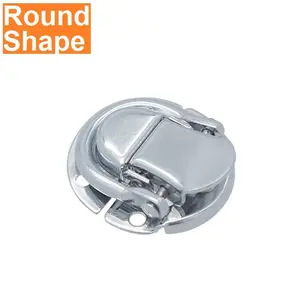 Cerradura de Alta Seguridad HC263 en Color Zinc, Cierre Metálico para Cajas Pequeñas de Madera o Acrílico - Product Image 1