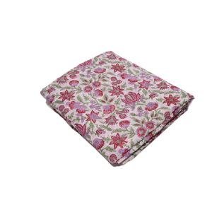 Hermosa tela india de algodón con estampado de bloque de mano ligero por yarda para ropa y batas de mujer - Product Image 5