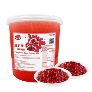 Bola de zumo con sabor a Granada, té de burbujas, Boba - Product Image 2