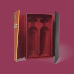 Custom Luxury Cardboard Packing Wine Box Gift Packaging For Bottle
