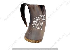 Venta caliente 20 Oz Vikingo Inspirado Jarra de cerámica medieval Taza de hidromiel de cerveza artesanal de alta calidad Directo DE LA India - Product Image 6