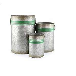 GALVANIZED DEEP OVAL <b>TUB</b> MODERN GALVANIZED METAL ION DEEP OVAL <b>TUB</b> GARDEN DECORATIVE GALVANIZED DEEP <b>TUB</b> PLANTER - Product Image 3