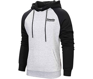 Sweat à capuche pour homme de haute qualité, style streetwear hivernal, avec broderies et patchwork, coupe-cousue, color block personnalisé, pull-over, OEM ODM, marque privée - Product Image 4