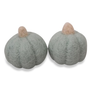 Fatti a mano luce blu 100% nuova zelanda <span class=keywords><strong>lana</strong></span> ago infeltrito zucca per feste di Halloween decorazioni - Product Image 3