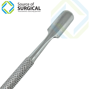 Tondeuse à cuticules professionnelle réutilisable en acier inoxydable Logo personnalisé Poussoir à ongles pour l'élimination des peaux mortes - Product Image 4