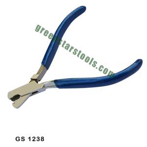 Alicates para Doblar Alambre de Acero Inoxidable, Herramienta para Hacer Joyas, Mordazas Lisas, Mango Ergonómico, Herramientas Manuales para Abalorios |   N.° de artículo GS-1238 - Product Image 1