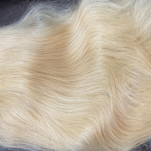 South Indian Temple Hair Virgin Human Hair Best Quality Summer Sale Transparent Lace Front Wigs 613 Colour Blonde Natural Wavy