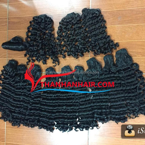 ผมมนุษย์ทอเป็นลอนอบไอน้ำ100% - Product Image 1