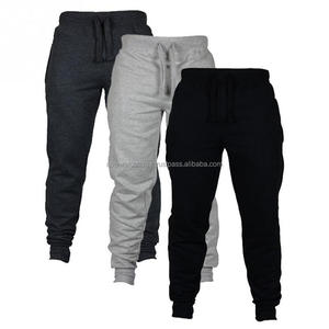 Pantalon éponge française 100% coton pour hommes, survêtement hip hop à taille élastique, coupe et couture, pour jogging et entraînement, vente en gros - Product Image 1