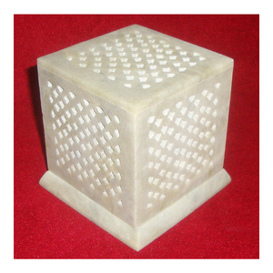 Best Quality <b>Square</b> Soapstone Tea Light <b>Candle</b> Stand For Decoration - Product Image 1