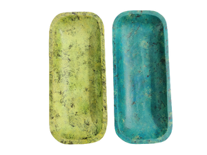 ถ้วยแป้งทรงสี่เหลี่ยมขนาดใหญ่สีเขียวทำจากไม้มะม่วงแบบเรียบง่ายของตกแต่งทำด้วยมือ100% ใส่เทียนขี้ผึ้งธรรมชาติที่ว่างเปล่า - Product Image 6