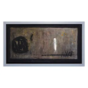 공예 made in Italy 혼합 기법 에 canvas 현대 art painting 'Il distacco' 벽 장식 by Massimo d' orta