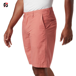 กางเกงขาสั้นลำลองสำหรับผู้ชายผ้าฟลีซคอตตอน100% พิมพ์โลโก้แบรนด์ตามสั่งปักลายคุณภาพระดับพรีเมียมสำหรับยิมวิ่งสินค้า OEM - Product Image 3