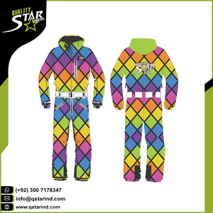 Traje de esquí con diseños personalizados, ropa Retro de la mejor calidad para esquí, nieve, carreras, senderismo y salto - Product Image 4