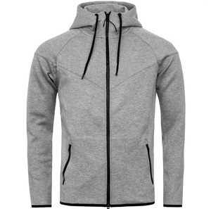 Sweat à capuche pour hommes personnalisé de haute qualité avec motif solide Streetwear sweat à capuche blanc 100% haut matériel Logo personnalisé - Product Image 1