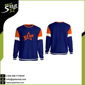 Sudadera con cuello redondo personalizada, jersey de poliéster de alta calidad/forro polar de algodón suave sólido para invierno, nuevo diseño teñido liso de alta tecnología - Product Image 5