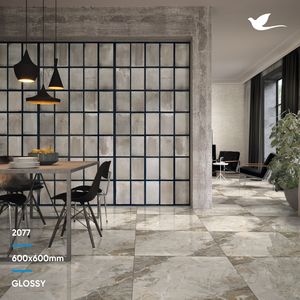 Nouveaux carreaux de sol et de mur en porcelaine céramique 600x600mm série étincelante avec couleurs vives Style classique pour design brillant - Product Image 2