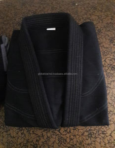 BJJ-Kimono brasileño Jitsu Gi, negro, hecho en Pakistán - Product Image 3