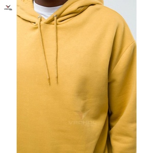 Sweat-shirts décontractés pour hommes 2019 de haute qualité, logo personnalisé brodé, couleurs unies, molleton épais tricoté, anti-rétrécissement, grandes tailles - Product Image 2