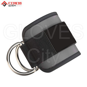 Unisex Neoprene Padded Gym Gloves with Ankle Straps Custom Logo Multi-Gym <b>Weight</b> <b>Training</b> Fitness Safety City - Product Image 3